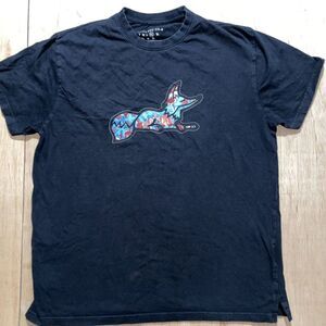 AKOO Fox Short Sleeve T-Shirt 100% Cotton XL‎ Graphic Black Hip Hop Streetwear
